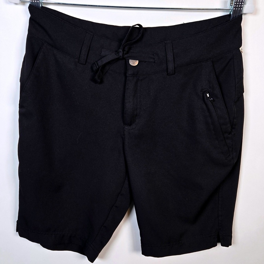 Magellan‎ Outdoors Womens Black Hiking Shorts Size S SGMGWF5512 Drawstring Waist